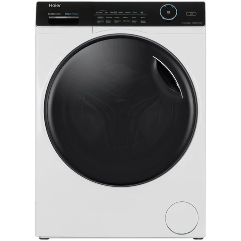 Стирально-сушильная машина Haier HWD80-BP14959A White инвертор, 8+5кг, 45см, сенс. дисплей