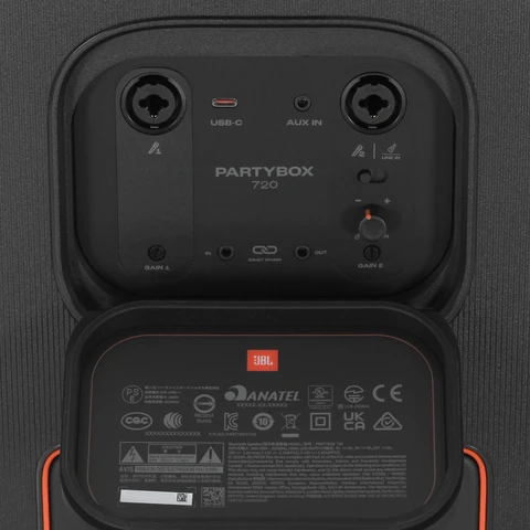 Портативная акустика JBL PartyBox 720 черный 