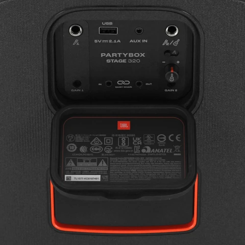Портативная акустика JBL PartyBox Stage 320 черный 