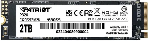Накопитель SSD 2Tb Patriot P320 (P320P2TBM28) M.2 PCI-E x4 2280