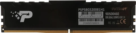 Оперативная память DDR5 8Gb Patriot Signature Premium PSP58G520081H1 5200Mhz 