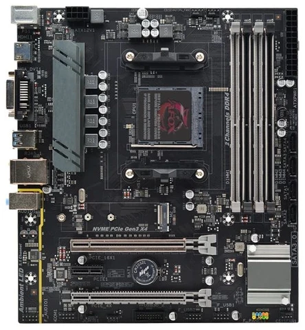 Материнская плата AFOX B550D4-MA5-V2, AM4, B550, 2xDDR4, mATX