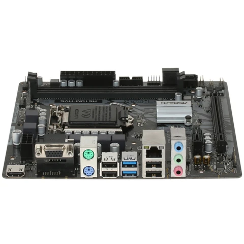 Материнская плата ASROCK H510M-HVS R2, LGA1200, H510, 2xDDR4, mATX 