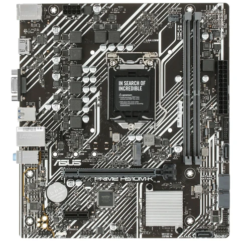 Материнская плата ASUS PRIME H510M-K, LGA1200, H510, 2xDDR4, mATX