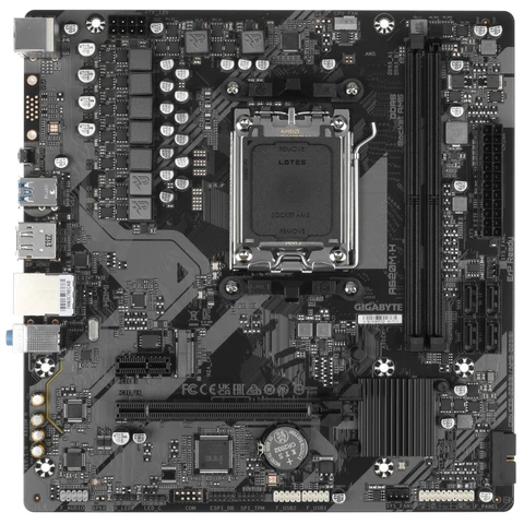Материнская плата Gigabyte A620M H, AM5, A620, 2xDDR5, mATX