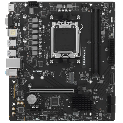 Материнская плата MSI B650M-B, AM5, B650, 2xDDR5, mATX