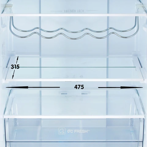 Холодильник Haier C2F636CWRGU1 белый (364 л, No Frost, дисплей, 59.5 см х 190.5 см х 67.2 см) 