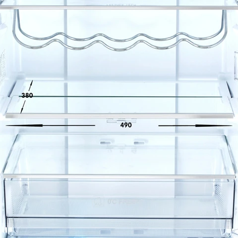 Холодильник Haier C2F636CXMVU1 серебристый (364 л, No Frost, дисплей, 59.5 см х 190.5 см х 67.2 см) 