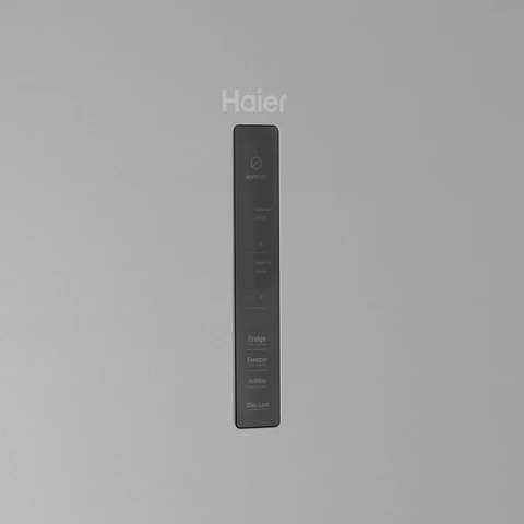 Холодильник Haier CEF537ASD серебристый (368 л, No Frost, дисплей, 59.5 см х 200 см х 65 см) 