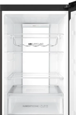 Холодильник Haier A4F739CBXGU1 черный (389 л, No Frost, дисплей, 59.5 см х 200 см х 68.2 см) 