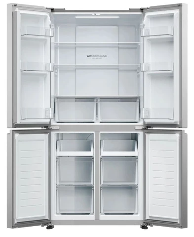 Холодильник Haier HTF-425DM7RU серебристый (425 л, No Frost, дисплей, 83.3 см х 181.5 см х 65 см) 