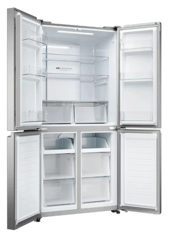 Холодильник Haier HTF-425DM7RU серебристый (425 л, No Frost, дисплей, 83.3 см х 181.5 см х 65 см) 