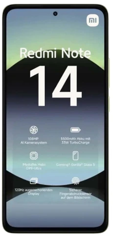 Смартфон Xiaomi Redmi Note 14 6/128 Lime 