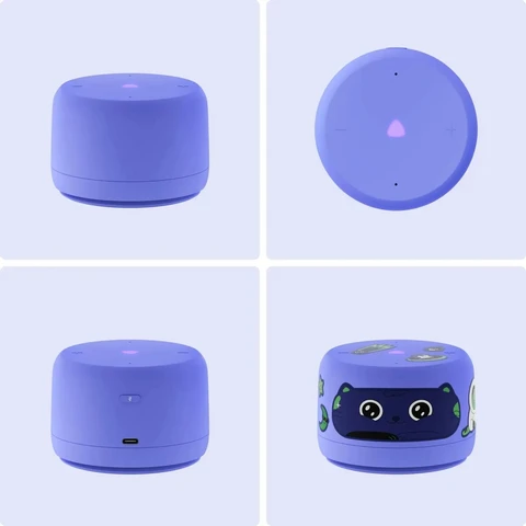 Умная колонка Яндекс Станция Лайт 2 без часов фиолетовый 