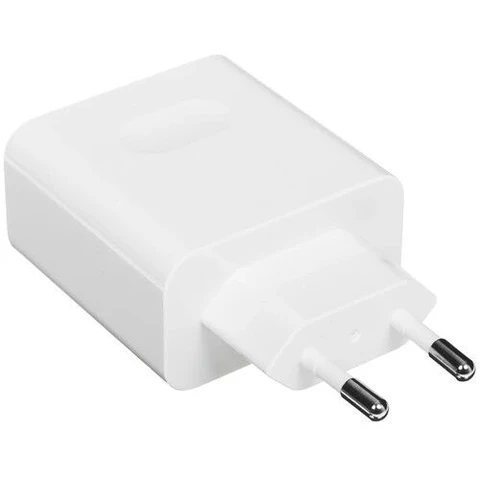 СЗУ USB для Huawei SuperCharger (66W, QC3.0, кабель Type-C) Белый