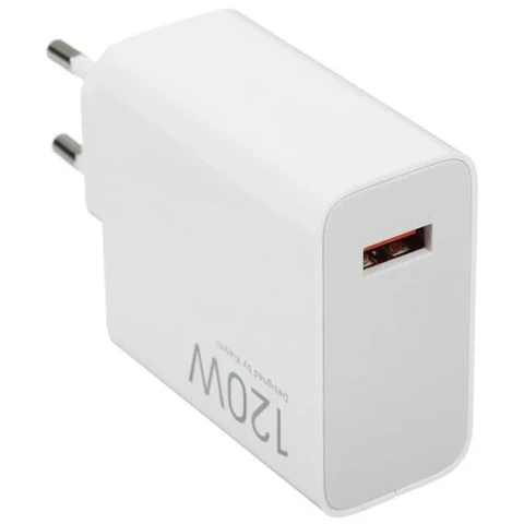 СЗУ USB для Xiaomi Turbo Charger (120W, QC3.0) (тех.упак.) Белый 