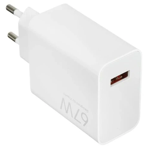 СЗУ USB для Xiaomi Turbo Charger (67W, QC3.0) (тех.упак.) Белый
