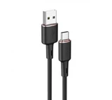 Кабель USB - Type-C Acefast C2-04 (3A, силикон, 1.2 м) Черный