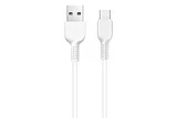 Кабель USB - Type-C Hoco X20 (3A, 3 м) Белый