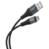 Кабель USB - Type-C Hoco X38 (3А, оплетка нейлон) Черный