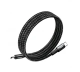 Кабель Type-C - Type-C Remax CB07 (65W, PD, оплетка нейлон, магнитное крепление, 1,2 м) Черный