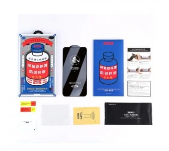 Защитное стекло Remax Medicine Glass GL-27 для iPhone 15 Plus/16 Plus Черный 