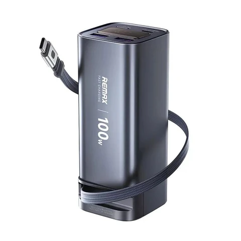 Внешний Аккумулятор (Power Bank) Remax FC-22 20000 mAh (100W, PD, Type-C, встроенный кабель Type-C,