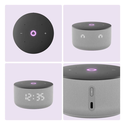 Умная колонка Яндекс Станция Мини 3 серый 