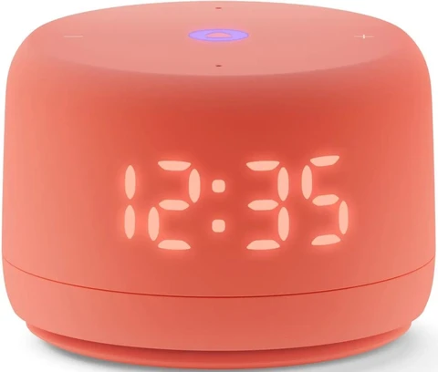 Умная колонка Яндекс Станция Лайт 2 с часами коралловый