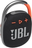 Портативная акустика JBL Clip 4 черный, оранжевый