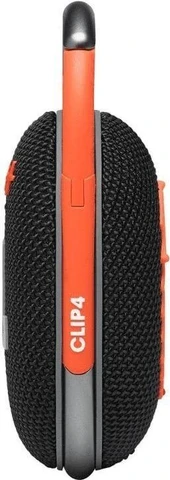 Портативная акустика JBL Clip 4 черный, оранжевый 