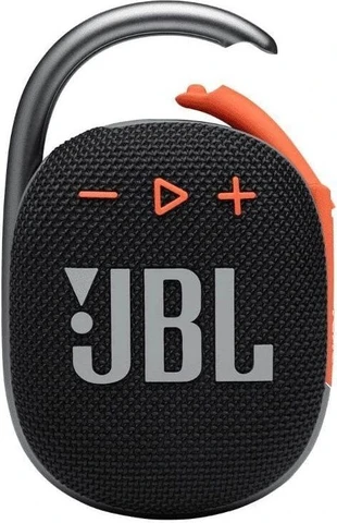 Портативная акустика JBL Clip 4 черный, оранжевый 
