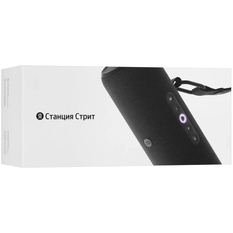 Умная колонка Яндекс Станция Стрит черный 