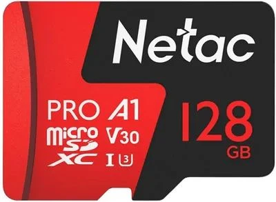 Карта памяти MicroSDXC 128GB Class 10 Netac P500 Extreme Pro без адаптера