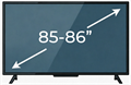 85" - 86" (216 - 219 см.)