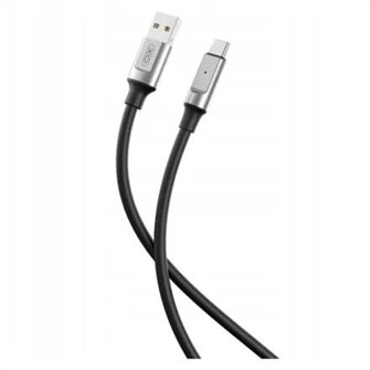 Кабель USB - Type-C XO NB251 (6A, силикон) Черный НФ-00000430