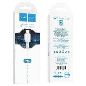 {{photo.Alt || photo.Description || 'Кабель USB - Type-C Hoco X20 (3A, 2 м) Белый'}}