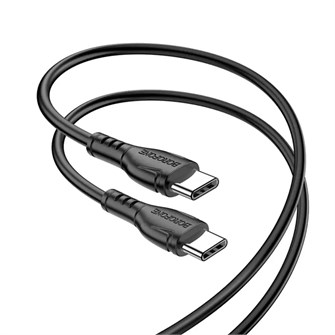{{photo.Alt || photo.Description || 'Кабель Type-C - Type-C Borofone BX51 (5A, 60W, PD) Черный'}}
